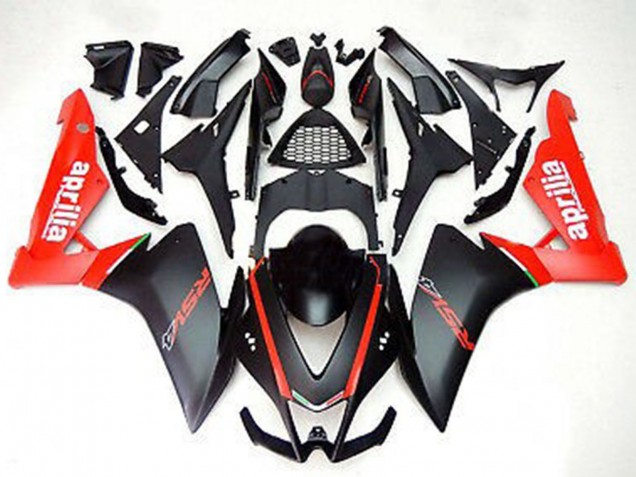 Carenagens Moto Aprilia RS4 125 2012-2018 - Vermelho Preto Fosco