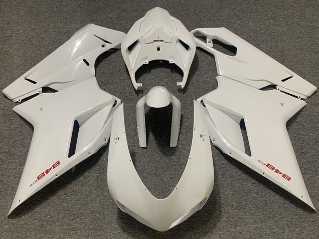 Carenagem Moto Ducati 848 2007-2014 - Branco Pérola