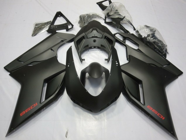 Carenagem Moto Ducati 1098 2007-2014 - Preto Fosco