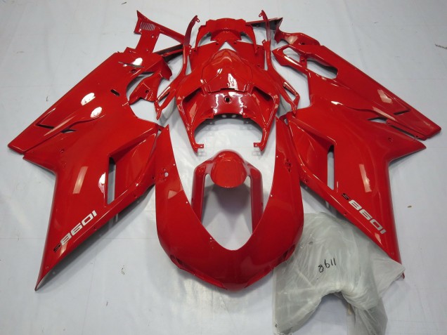 Carenagens Moto Ducati 1098 2007-2014 - Vermelho