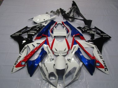Carenagens Moto BMW S1000RR 2009-2014 - Branco Vermelho Azul Preto Brilhante Easy Ride