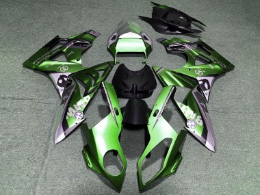 Carenagens Moto BMW S1000RR 2017-2018 - Verde Preto Roxo Claro