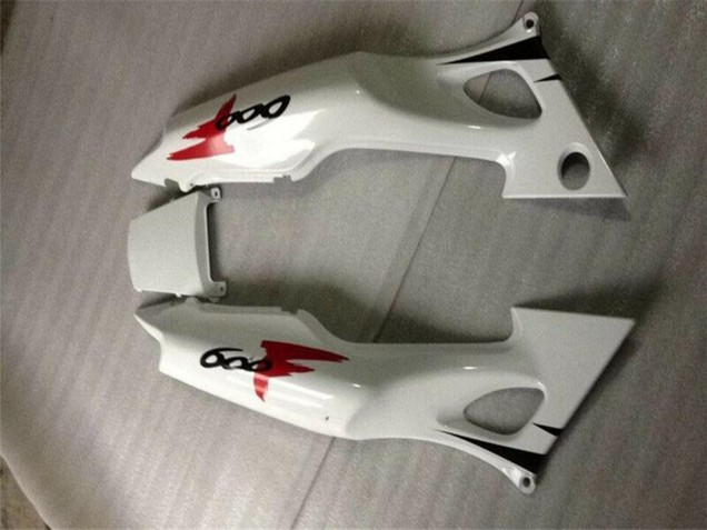 Carenagens Moto Honda CBR600 F3 1995-1996 - Branco Vermelho Preto Brilhante