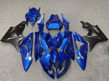Carenagens Moto BMW S1000RR 2009-2014 - Azul Preto Fosco