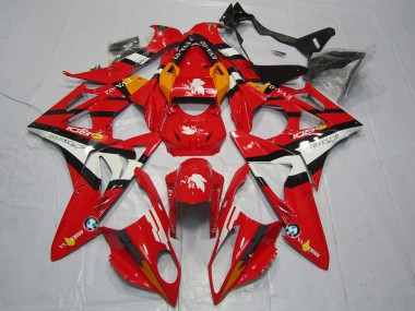 Carenagens Moto BMW S1000RR 2017-2018 - Vermelho Branco Preto