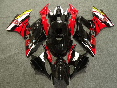 Carenagens Moto BMW S1000RR 2015-2016 - Branco Vermelho Amarelo Preto Brilhante