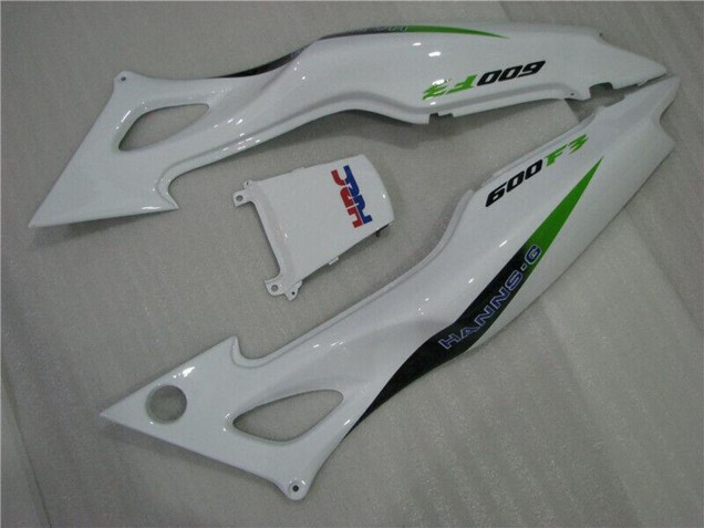 Carenagens Moto Honda CBR600 F3 1995-1996 - Branco Prata Verde Hannspree