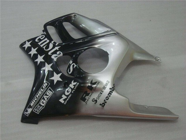 Carenagens Moto Honda CBR600 F3 1995-1996 - Prata Preto Brilhante SevenStars