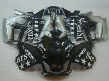Carenagens Moto Honda CBR600 F3 1995-1996 - Prata Preto Brilhante SevenStars