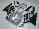 Carenagem Moto Honda CBR600 F4i 2001-2003 - Prata Preto Brilhante