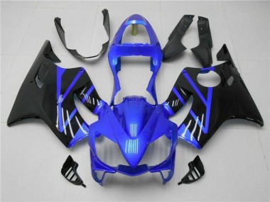 Carenagem Moto Honda CBR600 F4i 2001-2003 - Azul Preto Brilhante