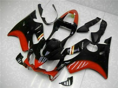 Kits Carenagem Moto Honda CBR600 F4i 2001-2003 - Vermelho Preto Brilhante