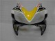 Carenagens Moto Honda CBR600 F4i 2001-2003 - Branco Amarelo Preto Brilhante Playboy
