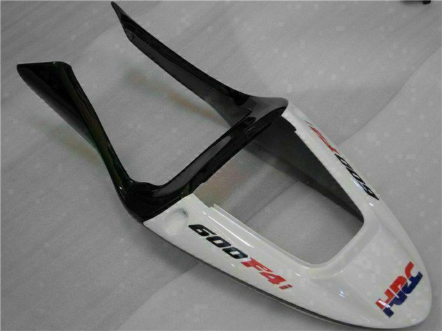 Carenagens Moto Honda CBR600 F4i 2001-2003 - Branco Amarelo Preto Brilhante Playboy