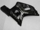 Carenagens Moto Suzuki GSXR 600/750 2001-2003 - Preto Brilhante Prata Chama
