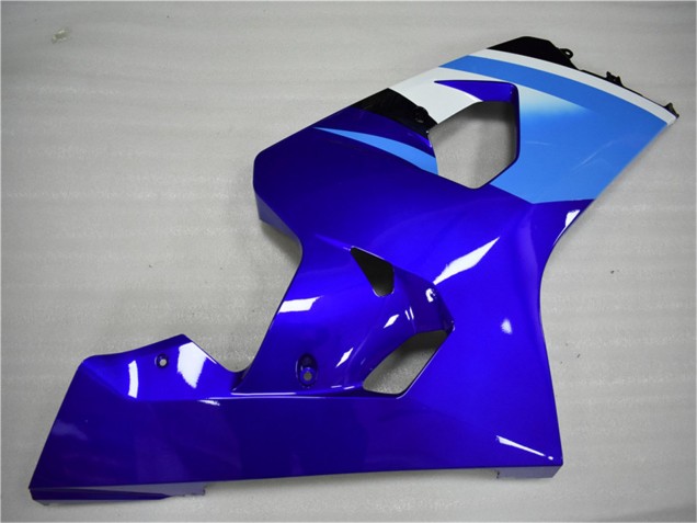 Carenagem Moto Suzuki GSXR 600/750 2004-2005 - Branco Azul Preto
