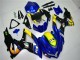 Carenagens Moto Suzuki GSXR 600/750 2008-2010 - Azul Amarelo Tubarão