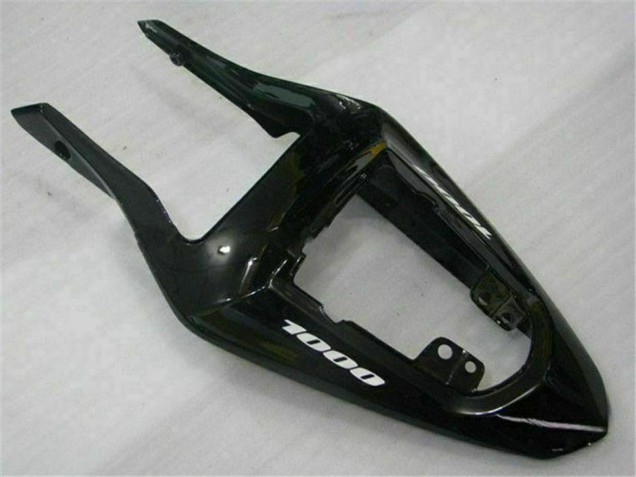 Carenagens Moto Suzuki GSXR 1000 2003-2004 - Preto Brilhante Ouro Chama