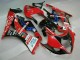 Carenagens Moto Suzuki GSXR 1000 2003-2004 - Vermelho Preto Azul Yoshimura
