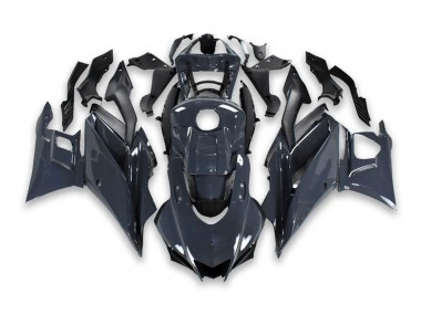 Carenagens Moto Yamaha YZF R3/R25 2019-2021 - Cinzento Escuro Preto