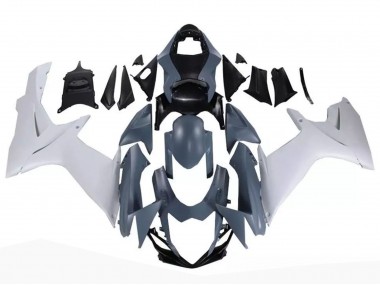 Carenagens Moto Suzuki GSXR 600 / GSXR 750 2011-2024 - Nardo Cinzento Branco