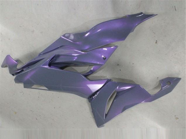 Carenagens Moto Kawasaki ZX6R 2019-2022 - Camaleão Cinzento Dazz Roxo Pérola