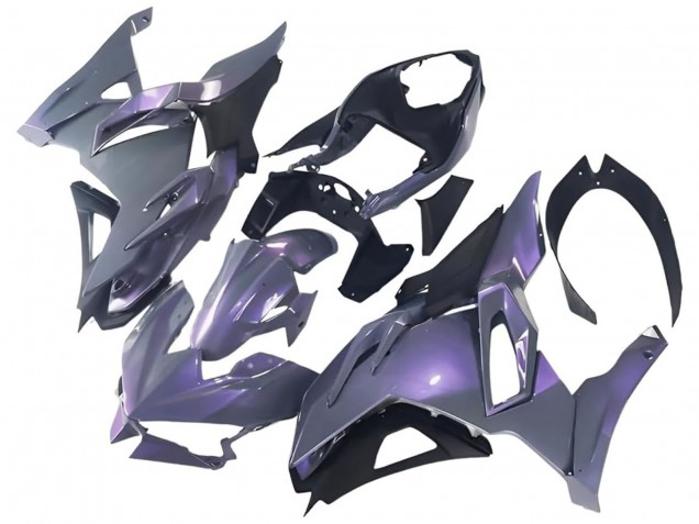 Carenagens Moto Kawasaki Ninja 500 EX500R 2024-2025 - Camaleão Cinzento Dazz Roxo Pérola