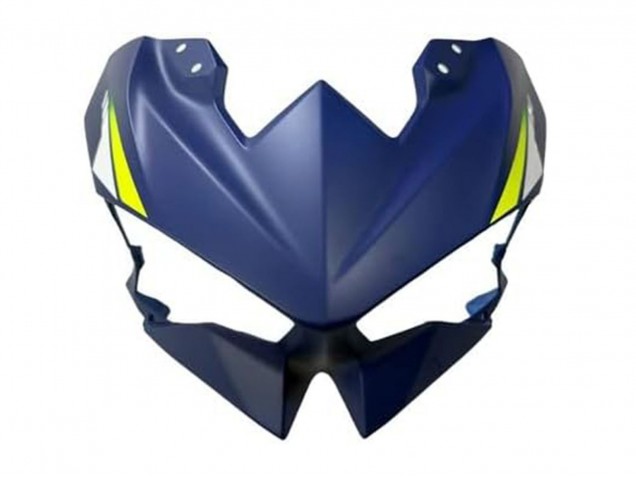 Carenagens Moto Kawasaki Ninja 500 EX500R 2024-2025 - Azul Branco Amarelo Prata Preto