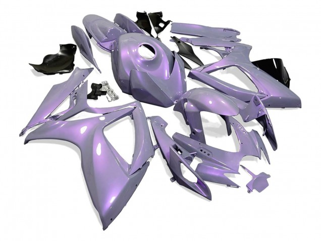 Carenagens Moto Suzuki GSXR 600 / GSXR 750 2006-2007 - Camaleão Cinzento Dazz Roxo Pérola