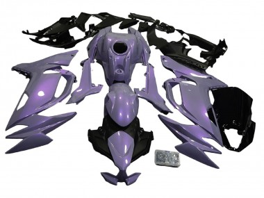 Carenagens Moto Kawasaki Ninja 650 EX650 2020-2025 - Camaleão Cinzento Dazz Roxo Pérola