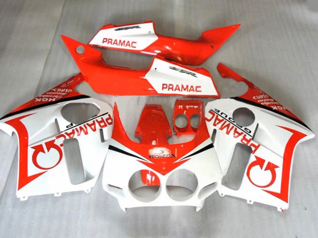Carenagens Moto Honda CBR400RR NC23 1987-1989 - Laranja Branco Pramac
