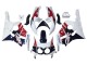 Carenagens Moto Honda CBR400RR NC29 1990-1999 - Branco Vermelho Azul Escuro Fireblade