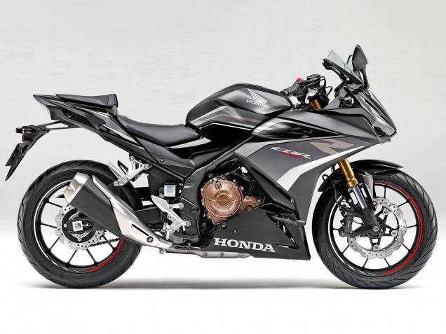 Carenagens Moto Honda CBR400R 2022 - Branco Preto Fosco