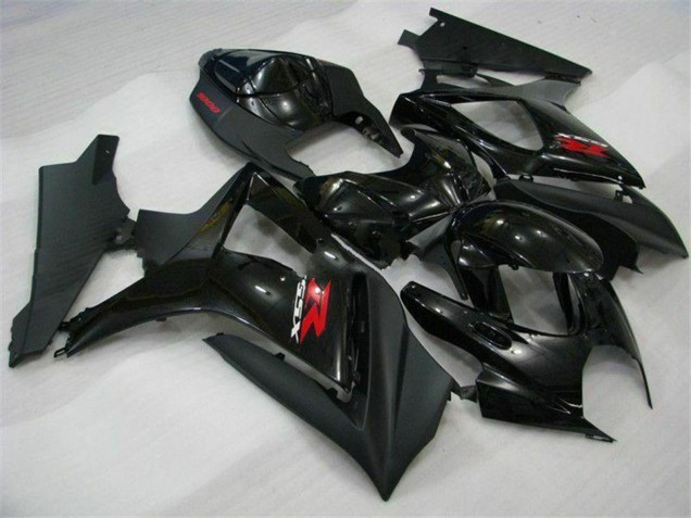 Carenagens Moto Suzuki GSXR 1000 2007-2008 - Preto Brilhante Preto Fosco Vermelho