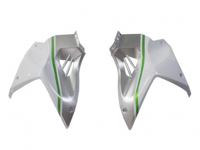 Carenagens Moto Kawasaki Ninja H2 2015-2022 - Branco Prata Verde