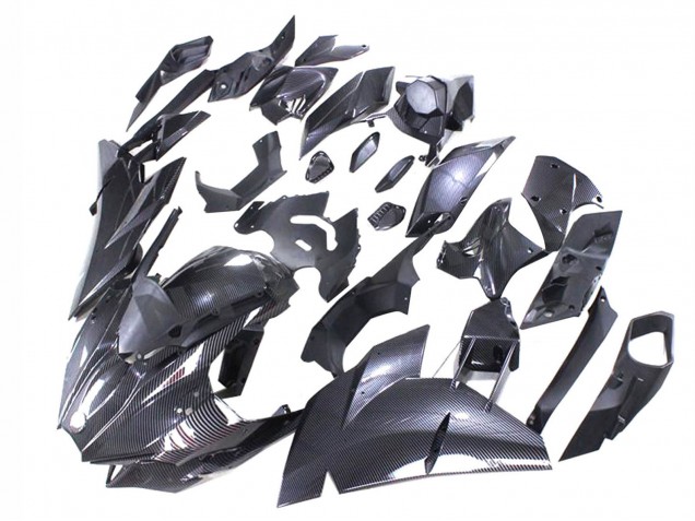 Carenagens Moto Kawasaki Ninja H2 2015-2022 - Preto Fibra de Carbono