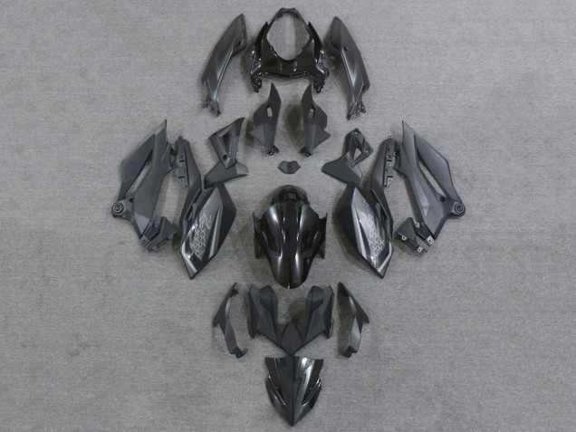 Carenagens Moto Kawasaki Z400 2018-2024 - Preto Fosco Preto Brilhante