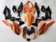 Carenagens Moto Kawasaki Z400 2018-2024 - Laranja Preto Brilhante