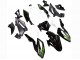 Carenagens Moto Kawasaki Z400 2018-2024 - Branco Preto Brilhante Verde