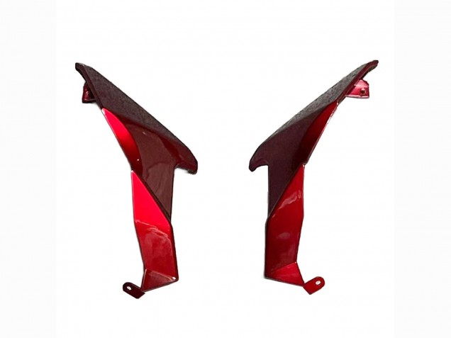 Carenagens Moto Kawasaki Z400 2018-2024 - Doce Vermelho Preto Brilhante