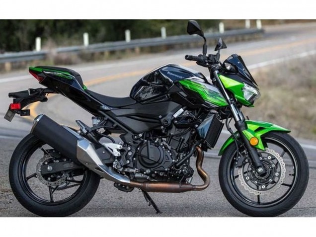 Carenagens Moto Kawasaki Z400 2018-2024 - Verde Preto