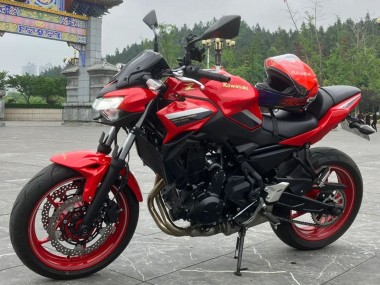 Carenagens Moto Kawasaki Ninja Z650 2020-2023 - Vermelho Preto