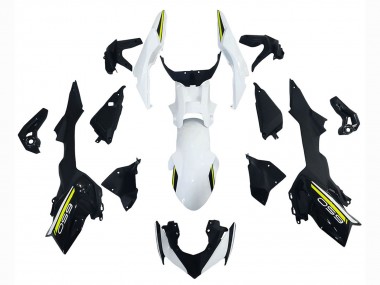 Carenagens Moto Kawasaki Ninja Z650 2020-2023 - Branco Preto Verde