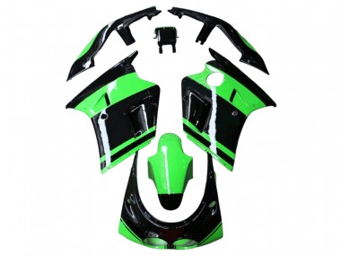 Carenagens Moto Kawasaki ZXR250 1989-1990 - Verde Preto Brilhante