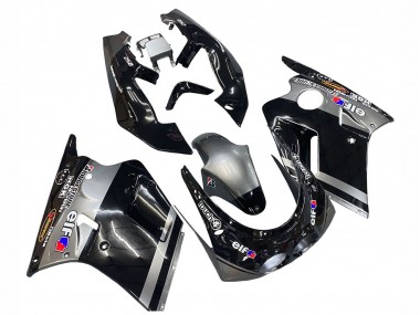 Carenagens Moto Kawasaki ZXR250 1989-1990 - Preto Brilhante Cinzento Elf Touch4 Bridgestone
