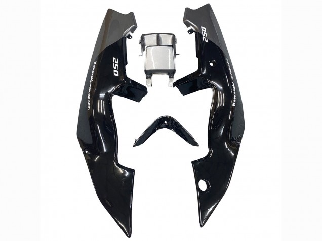 Carenagens Moto Kawasaki ZXR250 1989-1990 - Preto Brilhante Cinzento Elf Touch4 Bridgestone