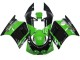 Carenagens Moto Kawasaki ZXR250 1989-1990 - Verde Preto Brilhante Elf Touch4 Bridgestone