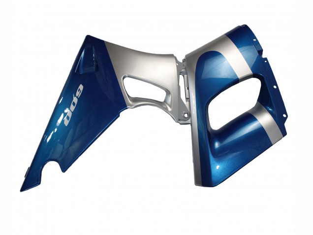 Carenagens Moto Kawasaki ZZR400 1993-2007 - Azul Prata Preto