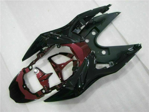 Carenagens Moto Suzuki GSXR 1000 2009-2016 - Preto Brilhante Prata Branco
