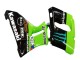Carenagens Moto Kawasaki ZZR400 1993-2007 - Verde Preto Brilhante Azul Monstro Elf Touch4 Bridgestone